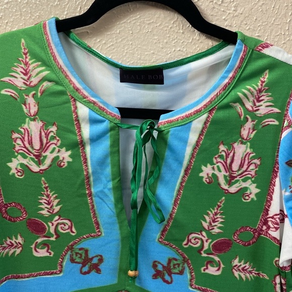 Hale Bob 70’s style in matte microfiber jersey with a mesh lining Dress Size S - Picture 2 of 3